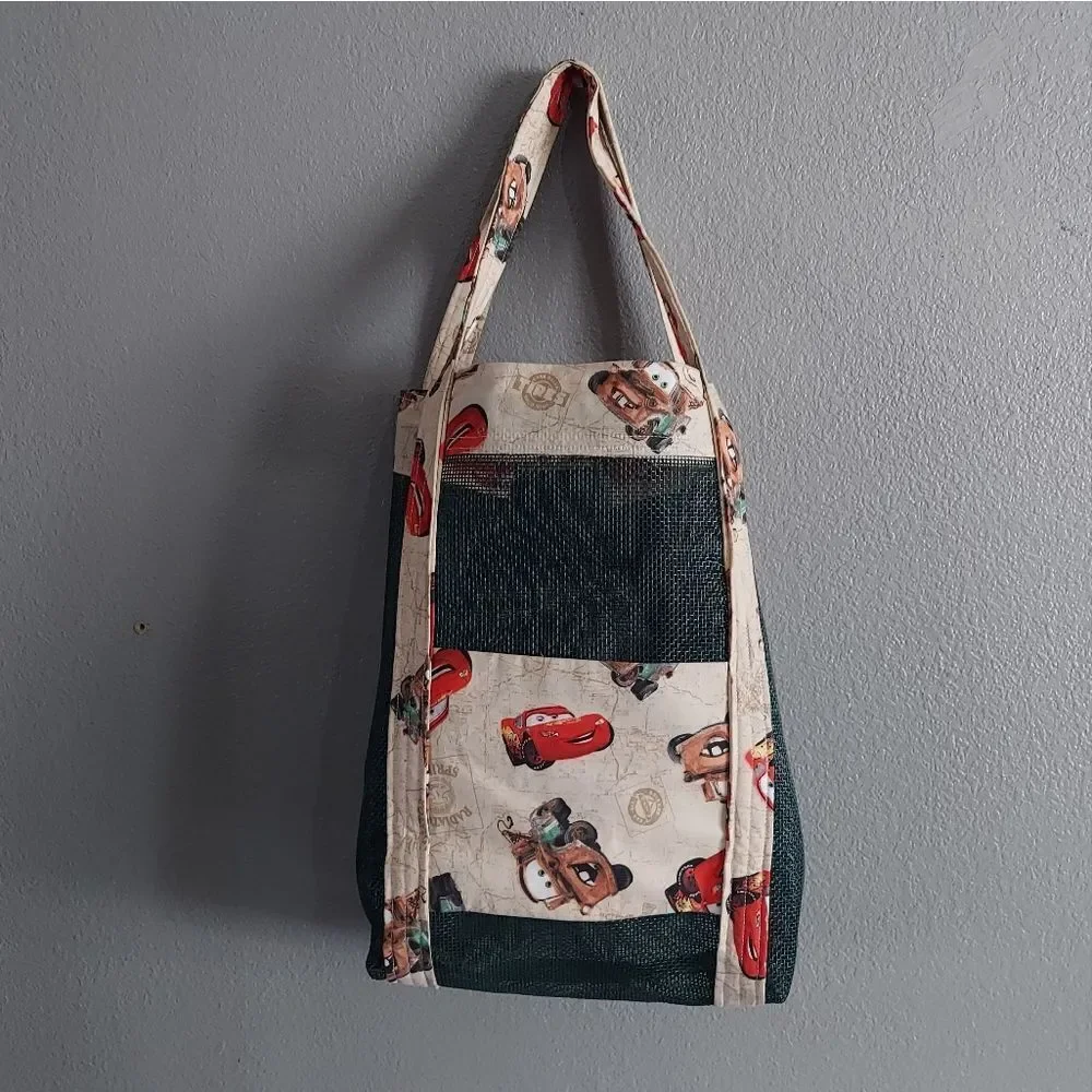 Disney Cars Tote Bag - Red and Cream